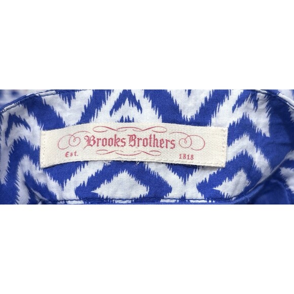 Brooks Brothers Dress Womens 8 Blue White Maxi Cotton - Picture 2 of 14